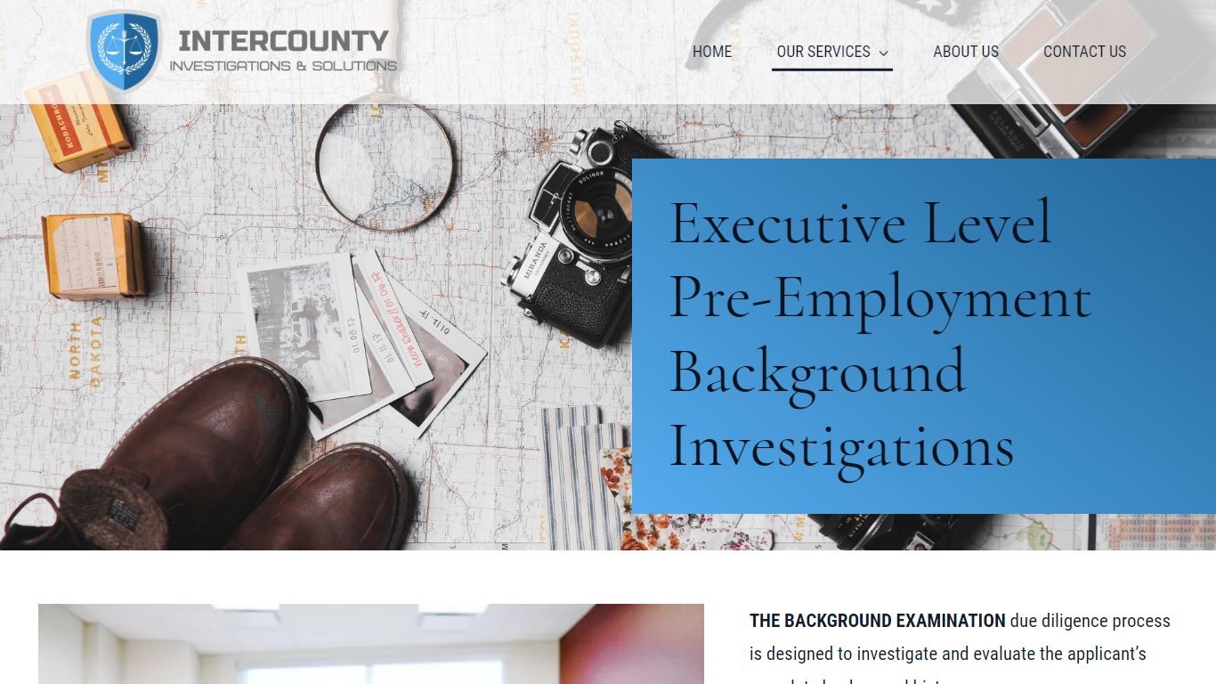 Executive Level Pre-Employment Background Investigations